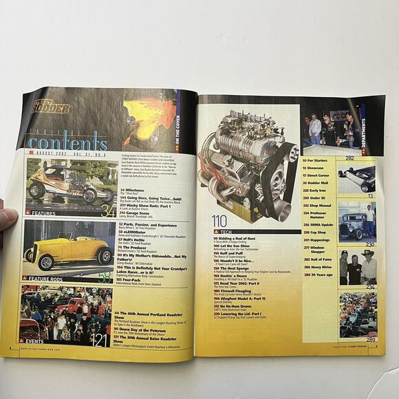 Vintage Hot Rod Magazines Set of 3 Jan and Aug 2002 Mar 2003 - Picture 7 of 10